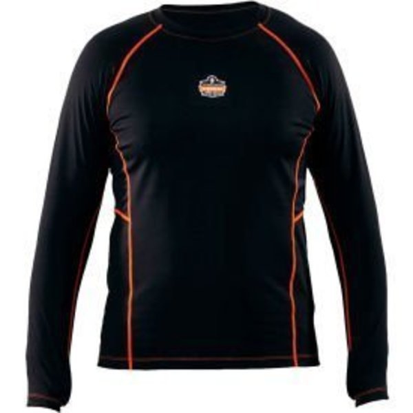 Ergodyne N-Ferno® 6435 Thermal Base Layer Long Sleeve Shirt, Black, 3XL, Ergodyne, Mfr#: 40207